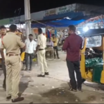 Police conducted vehicle inspections in Khanapur under CI Saidarao's supervision, taking action on vehicles without number plates and advising on road safety.