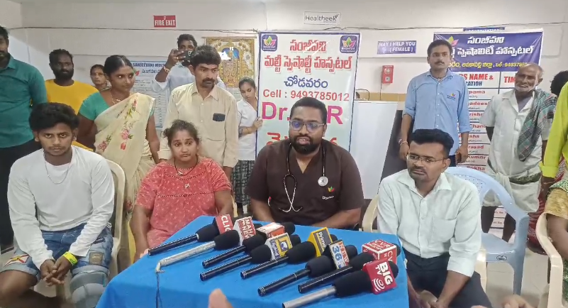 అనకాపల్లి జిల్లా చోడవరం లోని సంజీవని ఆసుపత్రి ఆరోగ్యశ్రీ కార్డు ద్వారా కణితిని ఆపరేషన్ చేసి తొలగించిన 47 ఏళ్ల మహిళ ఆరోగ్యంగా ఉంది.