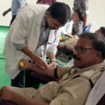 A blood donation camp was organized on Martyrs' Day, emphasizing the importance of saving lives through donations.