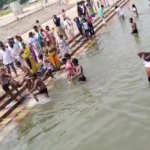A 16-year-old boy from Dundi village, who visited Beechupalli for a family function, was rescued by local divers after drowning in the Krishna River.