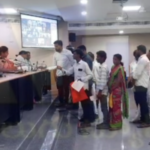 Collector Abhilash Abhinav directed officials to address public issues quickly during the Prajavani program, focusing on education, health, and agriculture.