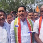 In response to KTR's remarks on CM Revanth Reddy, Congress staged a protest by burning KTR's effigy, criticizing BRS for neglecting farmer issues over the past decade.