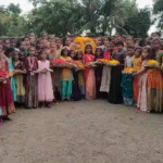 Vagdevi School in Tanur hosted colorful Bathukamma festivities, where students decorated vibrant floral arrangements and celebrated with traditional songs and dances.