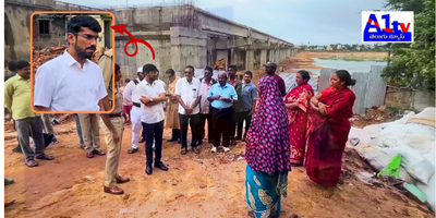 District SP G. Krishnakant and Collector inspected areas prone to flooding due to heavy rains forecasted in the next 48 hours. They ensured preparedness for emergencies.