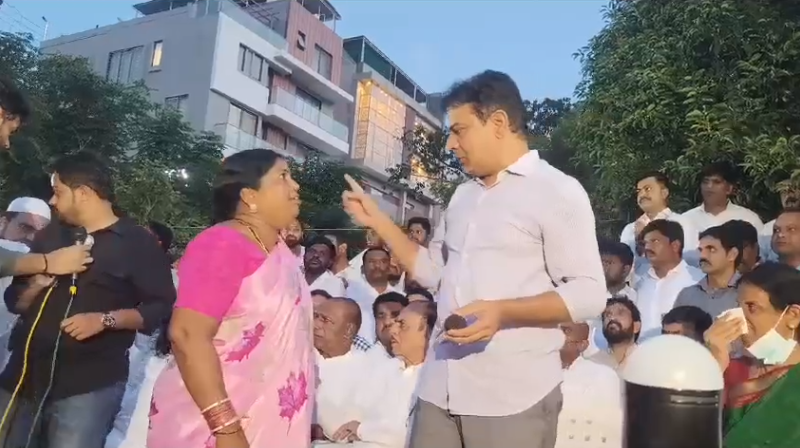 KTR assured Hydra victims in Attapur that the government will stand by them and protect their homes. He promised to address their concerns directly.