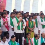 KTR criticizes CM Revanth Reddy for failing to acquire land for the Fourth City and misleading promises to farmers during a recent farmers' protest in Kandukuru.KTR criticizes CM Revanth Reddy for failing to acquire land for the Fourth City and misleading promises to farmers during a recent farmers' protest in Kandukuru.