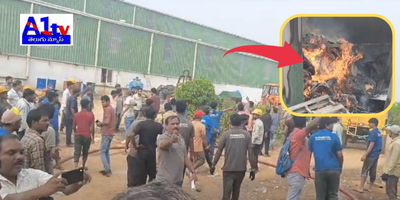 A significant fire incident occurred at the Elemental industry due to an electrical short circuit, causing extensive damage estimated at ₹90-95 lakh. Fortunately, no casualties were reported.