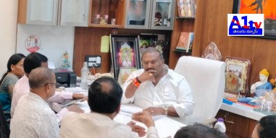 Elamanchili MLA Sundarapu Vijay Kumar instructed officials to monitor sanitation and drinking water management in all village panchayats, raising awareness on health issues.