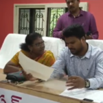 District Collector Mahesh Kumar personally received 41 petitions during a public issues resolution program at Malikipuram Mandal Parishad Development Office