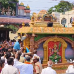 The sacred Ayodhya Yantra Rath Yatra from Kanchi Peetham commenced from Tirumala, passing through major holy sites across Telugu states. Devotees gathered in large numbers at Warangal's Sri Rajarajeshwari Temple to witness the event and receive blessings.