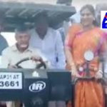 చంద్రబాబు రోడ్ రోలర్ నడిపిన ఆసక్తికర సన్నివేశం Andhra Pradesh CM Chandra Babu impressed by operating a road roller during his visit to Anakapalli, focusing on local road repairs and public engagement.