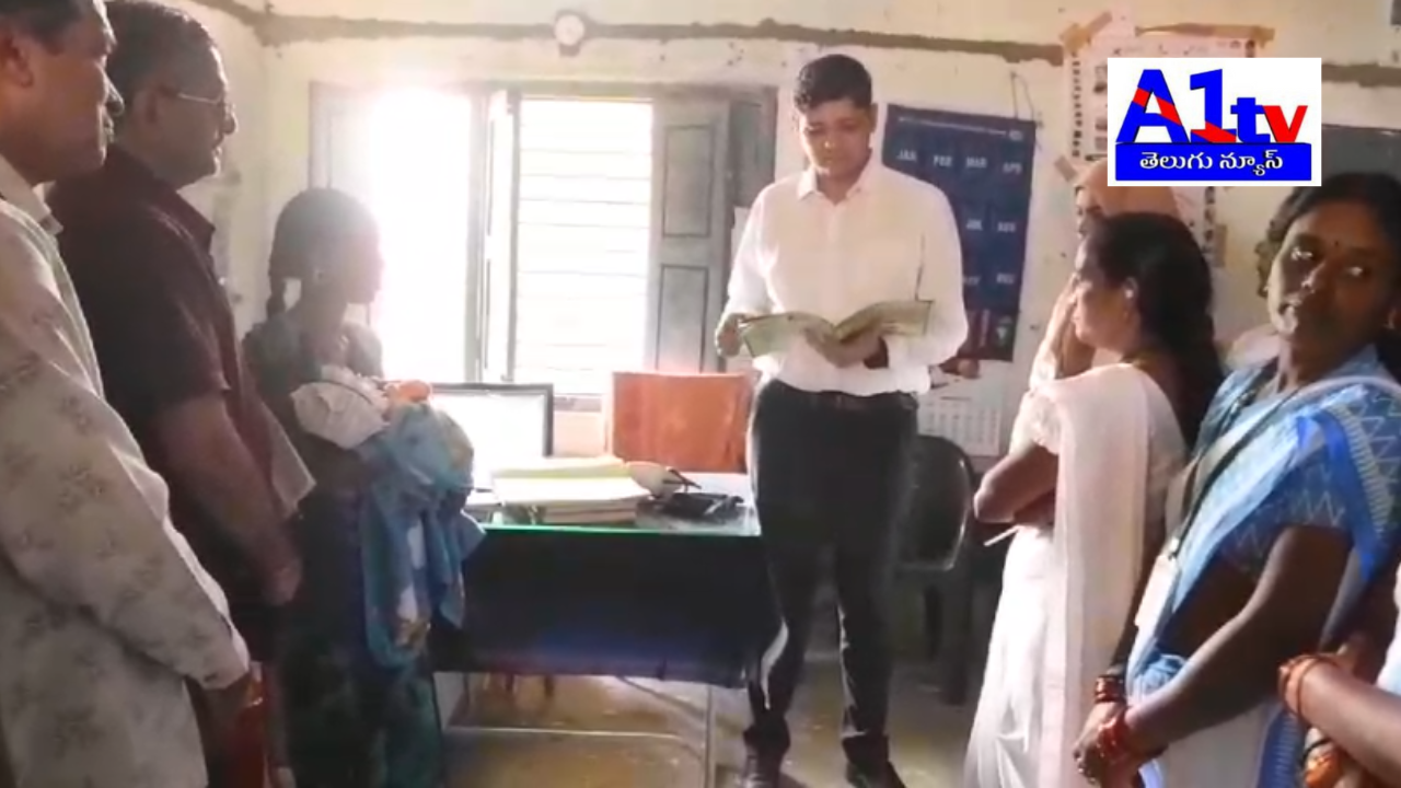 Kamareddy Collector Ashish Sangwan inspected a paddy procurement center, health sub-center, and Anganwadi center in Kupreyal, ensuring effective services.