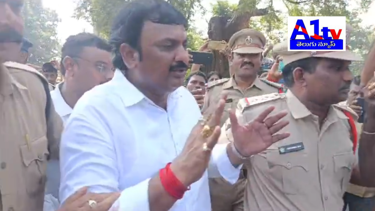 Former MLA Petla Uma Shankar Ganesh staged a protest in Narsipatnam, opposing police inaction on sand smuggling allegations, leading to his detention.