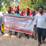 Andhra Pradesh Ryotu Kooli Sangham leader Appalanayudu expresses concern about the harmful effects of mining waste on local communities and agriculture, urging the government to act.