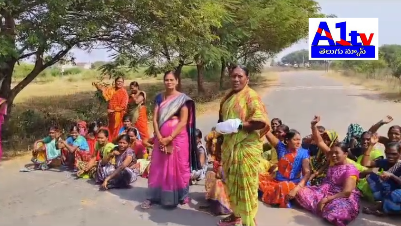 Women from Gudiseryala staged a protest over lack of RTC bus service. MLA Bojju Patel assured immediate action to resolve the issue.