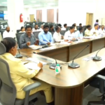 Minister P. Narayana directed the officials to expedite property and sewage tax collections in Nellore Municipal Corporation for increased revenue, supporting city development projects.
