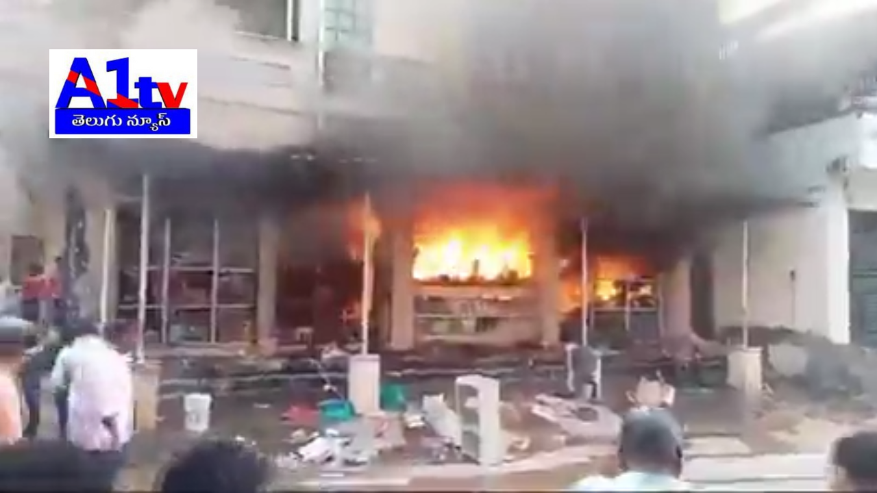 A fire at Sri Lakshmi Cloth Store in Shivrampally caused panic but was controlled without casualties. Property damage is significant, and an investigation is underway.