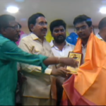 In a ceremony at the Balija (Kapu) Bhavan in Nellore, Minister Narayana awarded scholarships to merit students, emphasizing TDP's support for education.