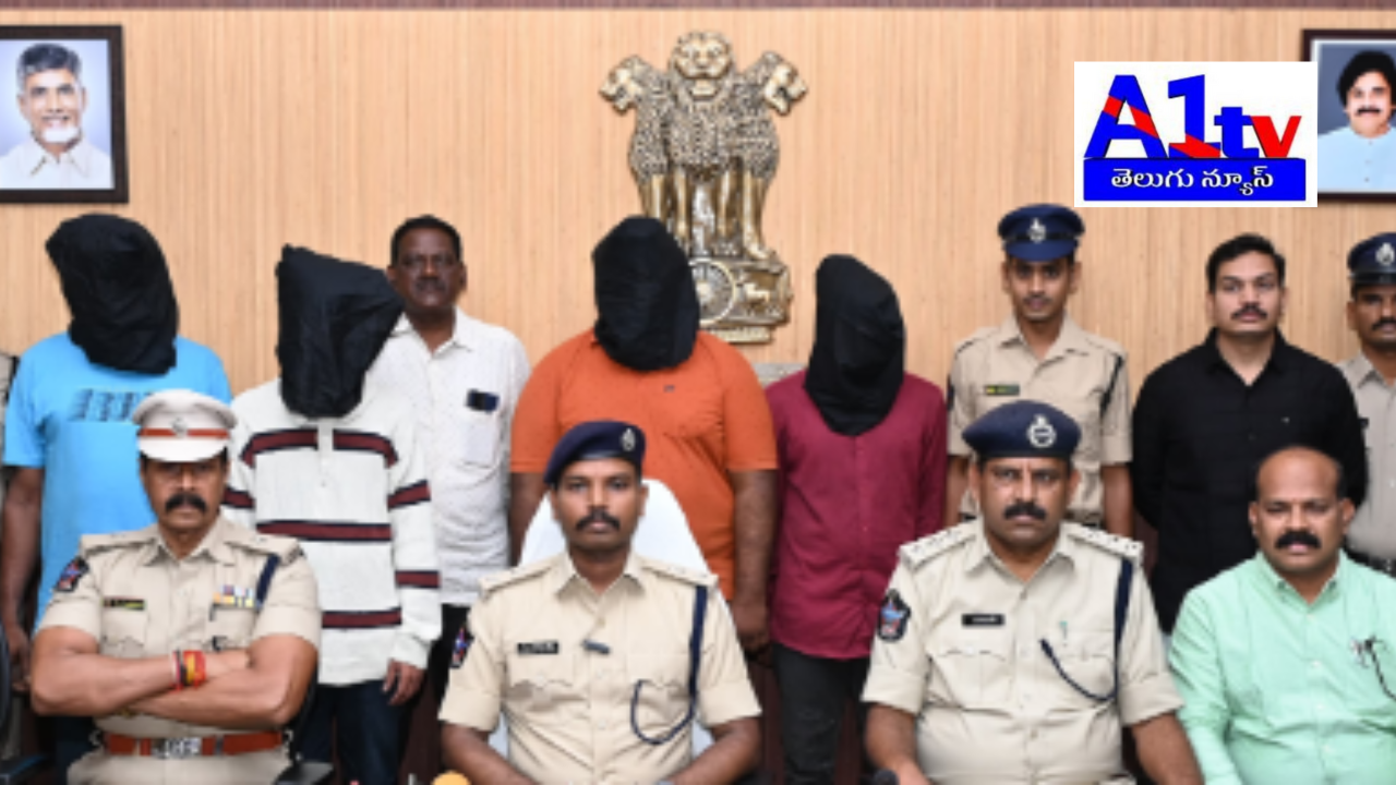 The Puthalapattu police arrested a gang involved in chain snatching, dacoities, and house break-ins across multiple states. They recovered stolen valuables, including gold ornaments, cars, and motorbikes, worth lakhs.