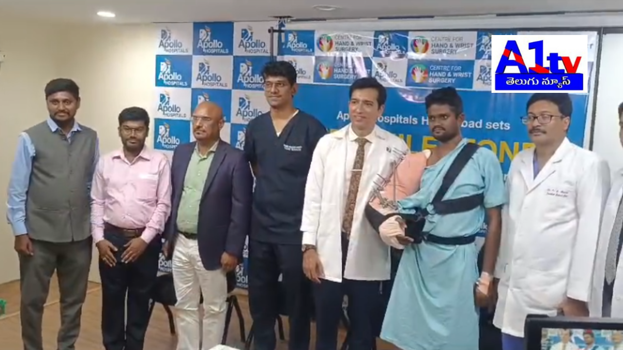 Apollo Hospitals successfully performed the first-ever microvascular replantation surgery in Telugu states, offering hope for critical trauma cases.