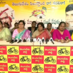 TDP leaders Revaty and Vijay criticized Kakani Govardhan Reddy and Chandrasekhar Reddy, alleging YSRCP’s false accusations and defending Minister Narayana's integrity.
