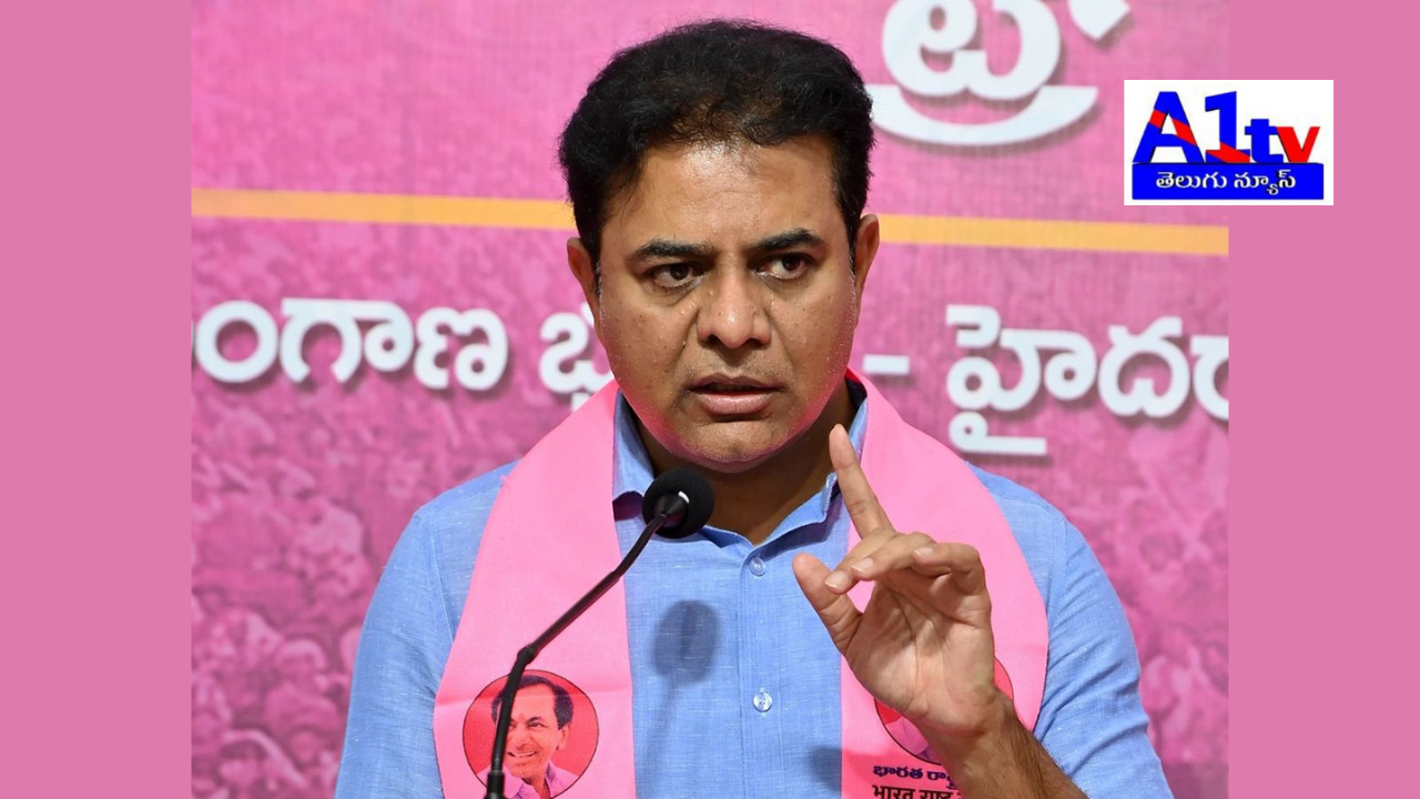 KTR addressed a question about Amaravati potentially surpassing Hyderabad, highlighting Telangana's growth and his predictions for the future.