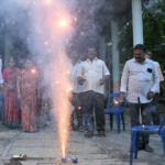 డొనాల్డ్ ట్రంప్ గెలుపును సంబరంగా జరుపుకున్న వడ్లూరు గ్రామం Following Donald Trump's election win, villagers in Vadluru, the ancestral home of Second Lady Usha Chilukuri, celebrated with prayers and sweets.