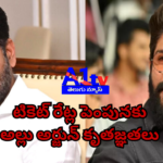 Allu Arjun expressed gratitude to Telangana govt for permitting ticket price hike for Pushpa-2, emphasizing its role in supporting Telugu cinema's growth.