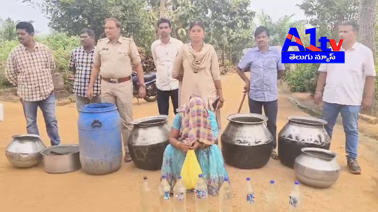 Excise raids in Chintalapudi led to the seizure of 30 liters of illicit liquor and the destruction of 200 liters of jaggery wash. Cases filed on offenders.