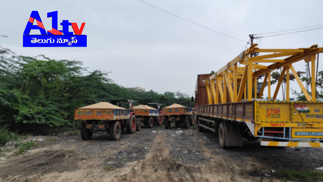 Renigunta police seize 17 tractors in a crackdown on illegal sand mining near Swarnamukhi River, facing political pressure over the action.