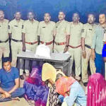 గంజాయి చాక్లెట్ల రూపంలో తరలిస్తుండగా పట్టుకుటు Police seized marijuana concealed in chocolates in a private travels bus in Suryapet. The total value of the drugs is approximately ₹1 lakh.