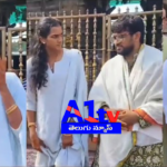 Olympian PV Sindhu visited Tiruchanur's Padmavathi temple with her husband, offering prayers for divine blessings and expressing devotion.