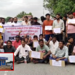 Locals in Srinivas Nagar protested against the ETP plant, blocking the Kodada-Jadcherla road. They demand the Pollution Board revoke the dairy permit.