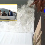 తాటిపూడి జలాశయం గేటు తెరచి నీరు విడుదల Due to rising levels in Tatipudi Reservoir, officials released 350 cusecs of water into the Gosthani River, causing increased flow in the river.