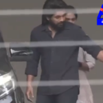 Allu Arjun arrived at Chikkadapally Police Station for an inquiry. Police blocked surrounding roads, halting traffic in the area.