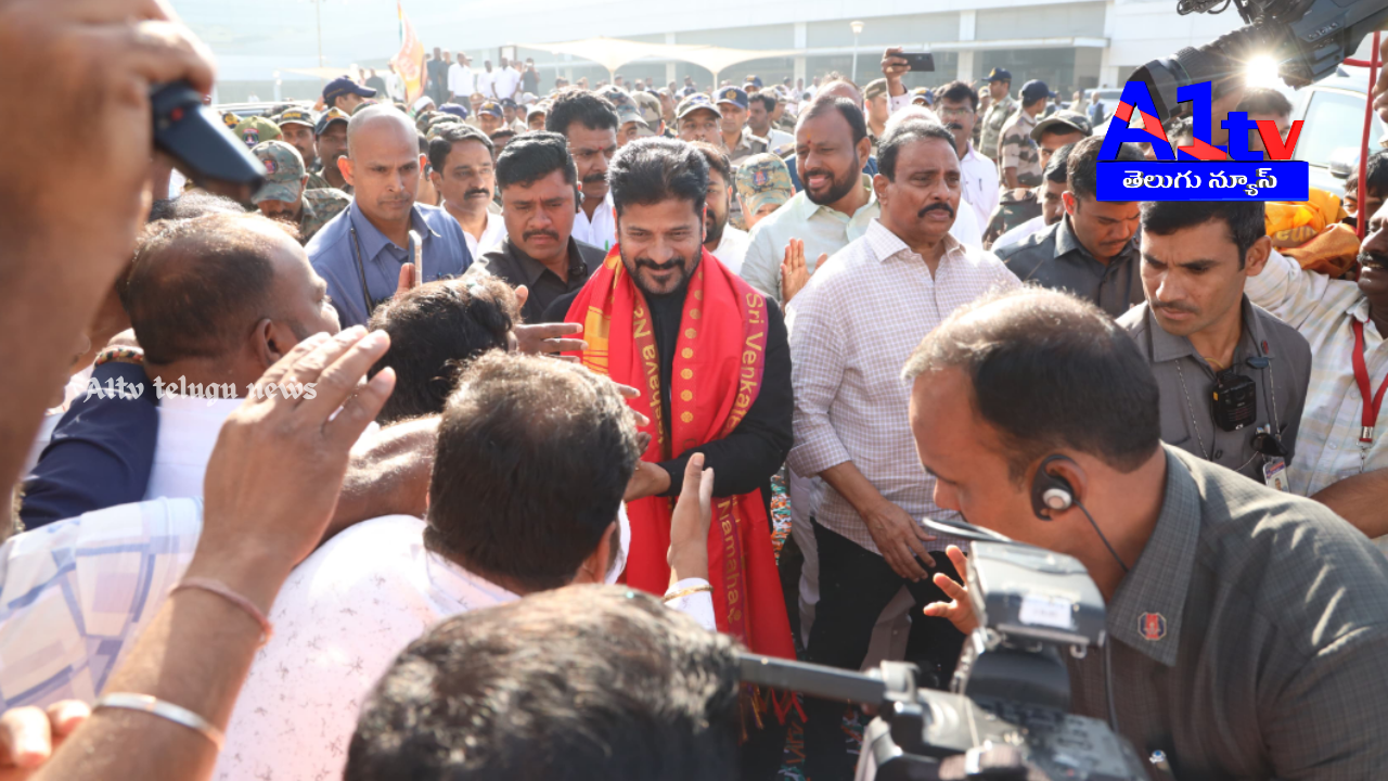 CM Revanth Reddy returned from his foreign tour, welcomed grandly at Shamshabad airport. He secured huge investments for Telangana's development.