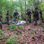 Maoist leader Chandrahass, wanted with a ₹20 lakh bounty, was killed in an encounter near the Odisha border. Security forces also seized explosives in Sukma.