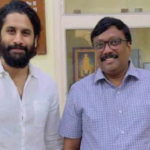 Actor Naga Chaitanya visited Khairatabad RTO for his driving license renewal. Fans gathered to see him. His upcoming film 'Thandel' releases on Feb 7.