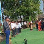 A two-minute silence was observed at the school in Indravelli mandal on the occasion of Mahatma Gandhi's death anniversary.