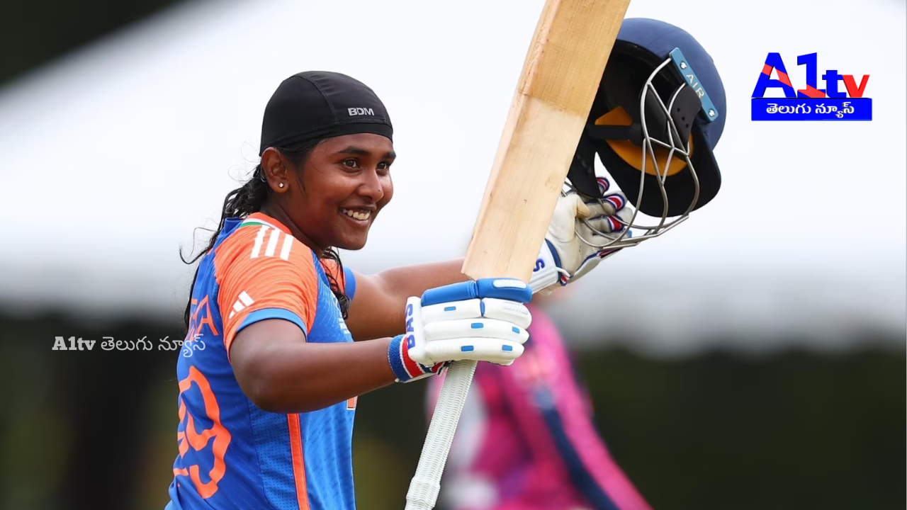 Gongadi Trisha smashes a century in U-19 T20 World Cup against Scotland, scoring 100 in 53 balls.