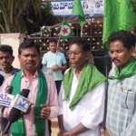 A 48-hour bandh is underway in Rajavommangi, with tribals and left parties protesting to protect the 1/70 Act.