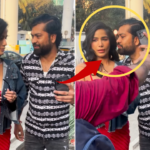 నటి పూనం పాండేకు అభిమాని చేదు అనుభవం Actress Poonam Pandey faced an awkward moment during a photo session when a fan misbehaved. She pushed him away, sparking mixed reactions online.