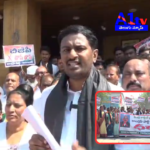 Congress leader Kandi Srinivas Reddy slammed the Union Budget for ignoring Adilabad, leading a massive protest and burning budget copies.