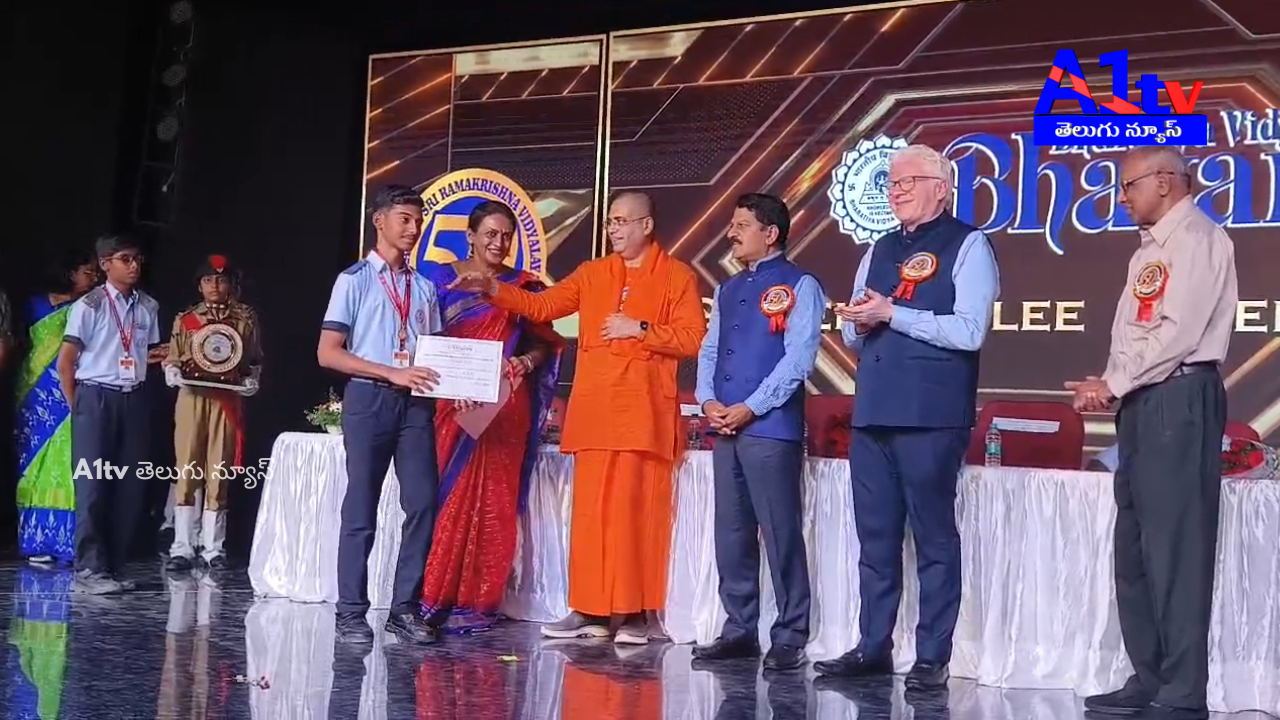 Bhavans Sri Ramakrishna Vidyalaya celebrated its 50-year Golden Jubilee with grand cultural performances in the presence of distinguished guests.