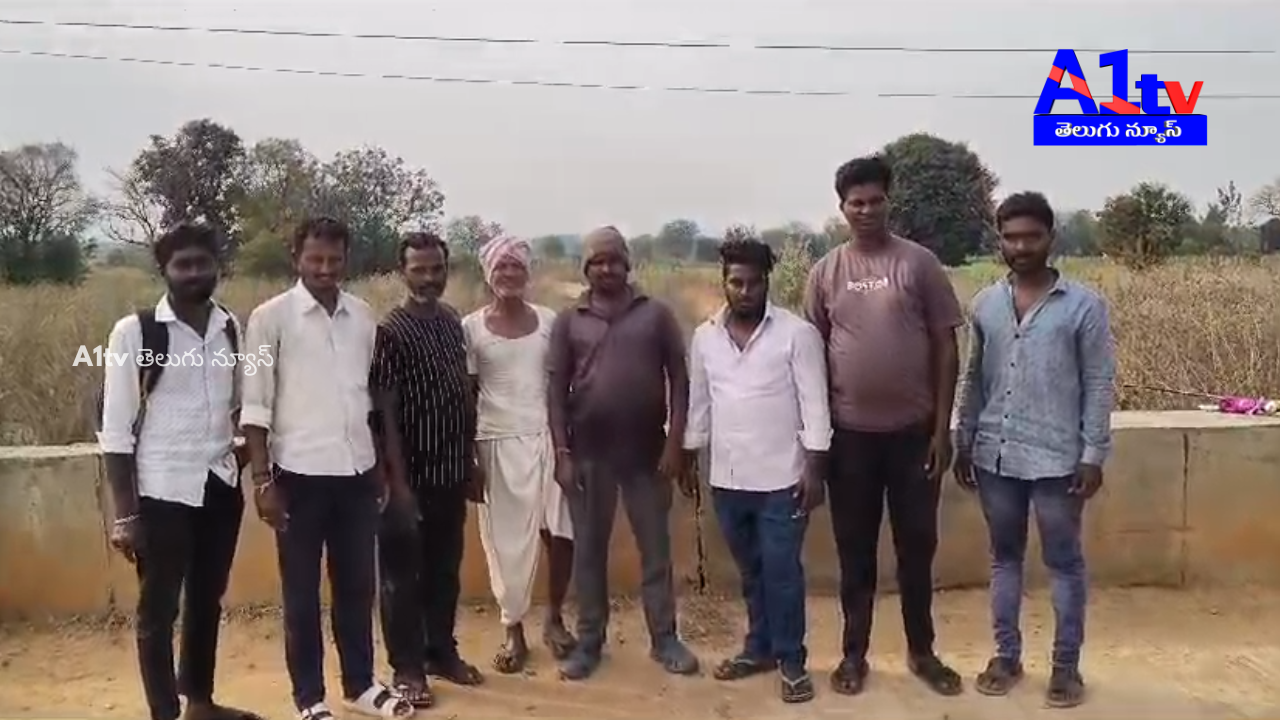 BJP village unit protests in Dharmareddipalli over the non-release of canal water. Farmers demand immediate government action.