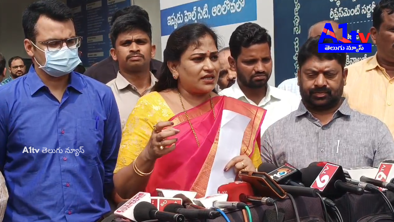 Home Minister Vangalapudi Anitha visited Hetero accident victims and assured a review on industrial safety.