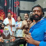 కామారెడ్డి ఓంకారేశ్వర ఆలయంలో మహాశివరాత్రి వేడుకలు Devotees gathered in large numbers at Omkareshwara Temple in Kamareddy for Maha Shivaratri, performing special poojas and Pallaki Seva.