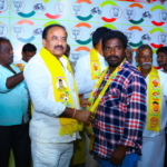 150 families from Kavuripalem joined TDP in Chirala, pledging support for development under MLA Malakondayya’s leadership.