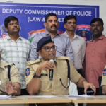 Cyberabad police bravely arrested most wanted Bathula Prabhakar after he opened fire on officers in Madhapur, seizing weapons and bullets.