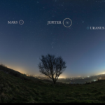 Space photographer Josh Dury captured the rare planetary parade with 7 planets in a single frame.